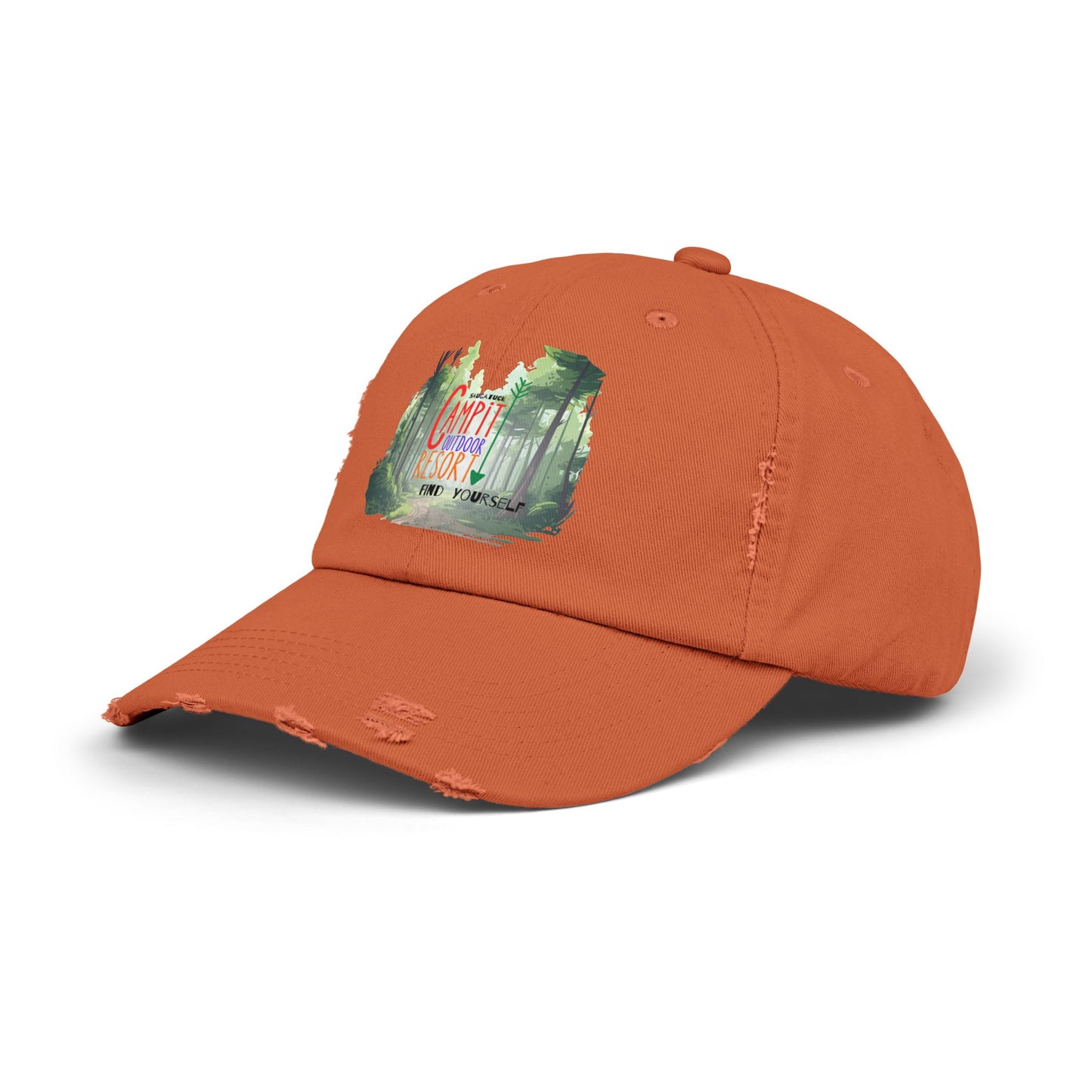 Campit Modern Logo Distressed Cap