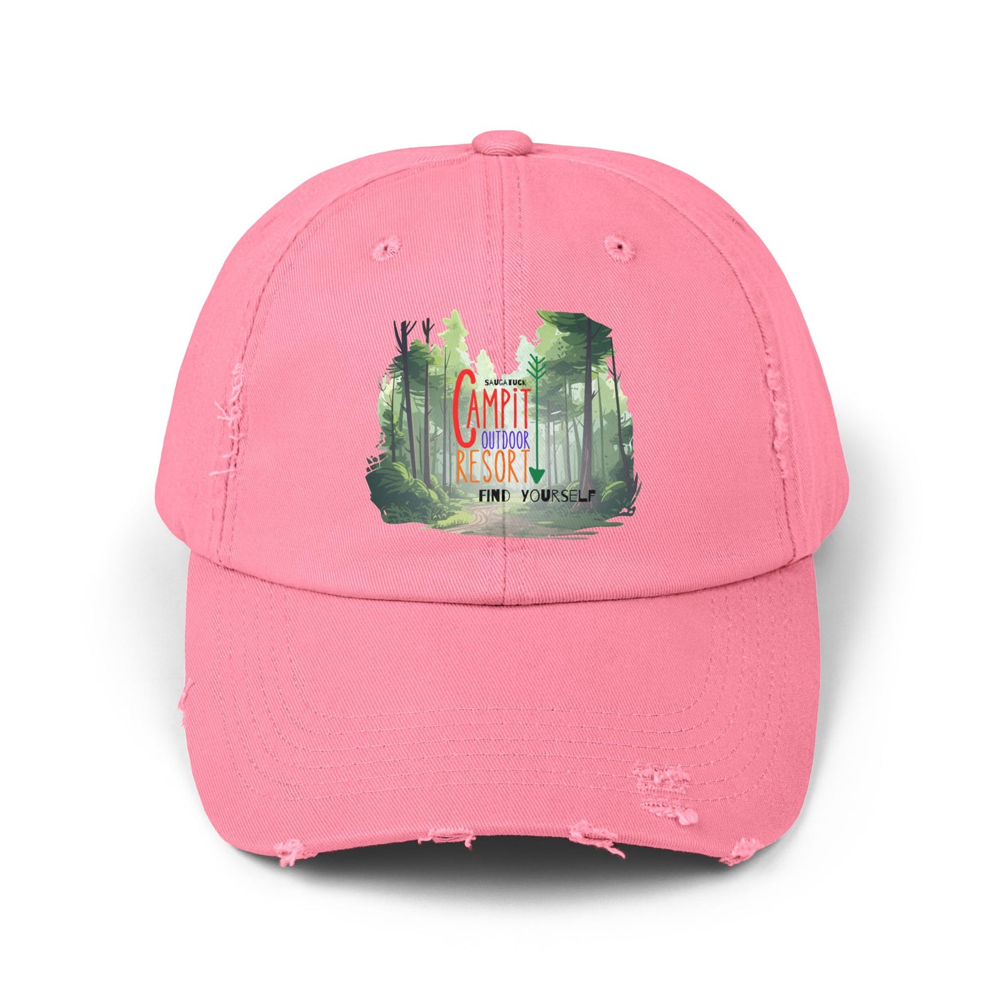 Campit Modern Logo Distressed Cap