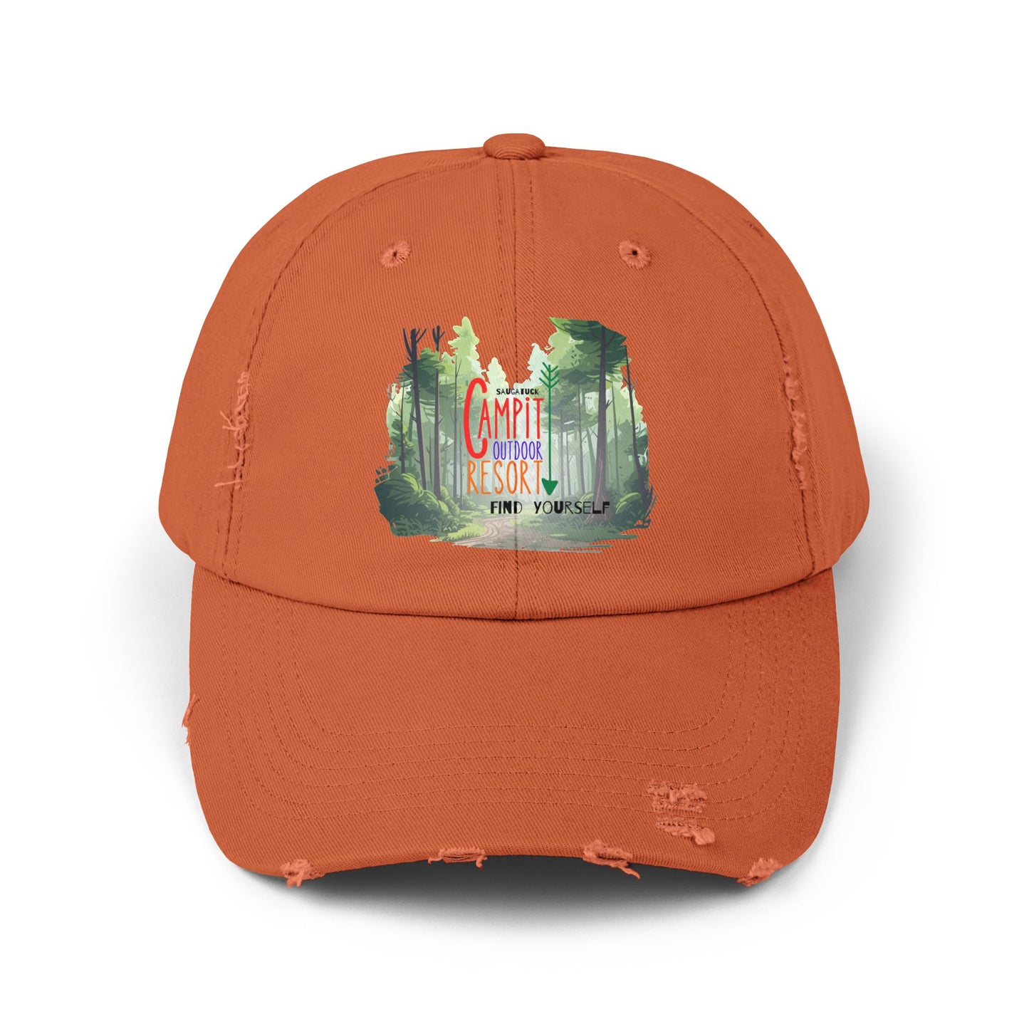 Campit Modern Logo Distressed Cap