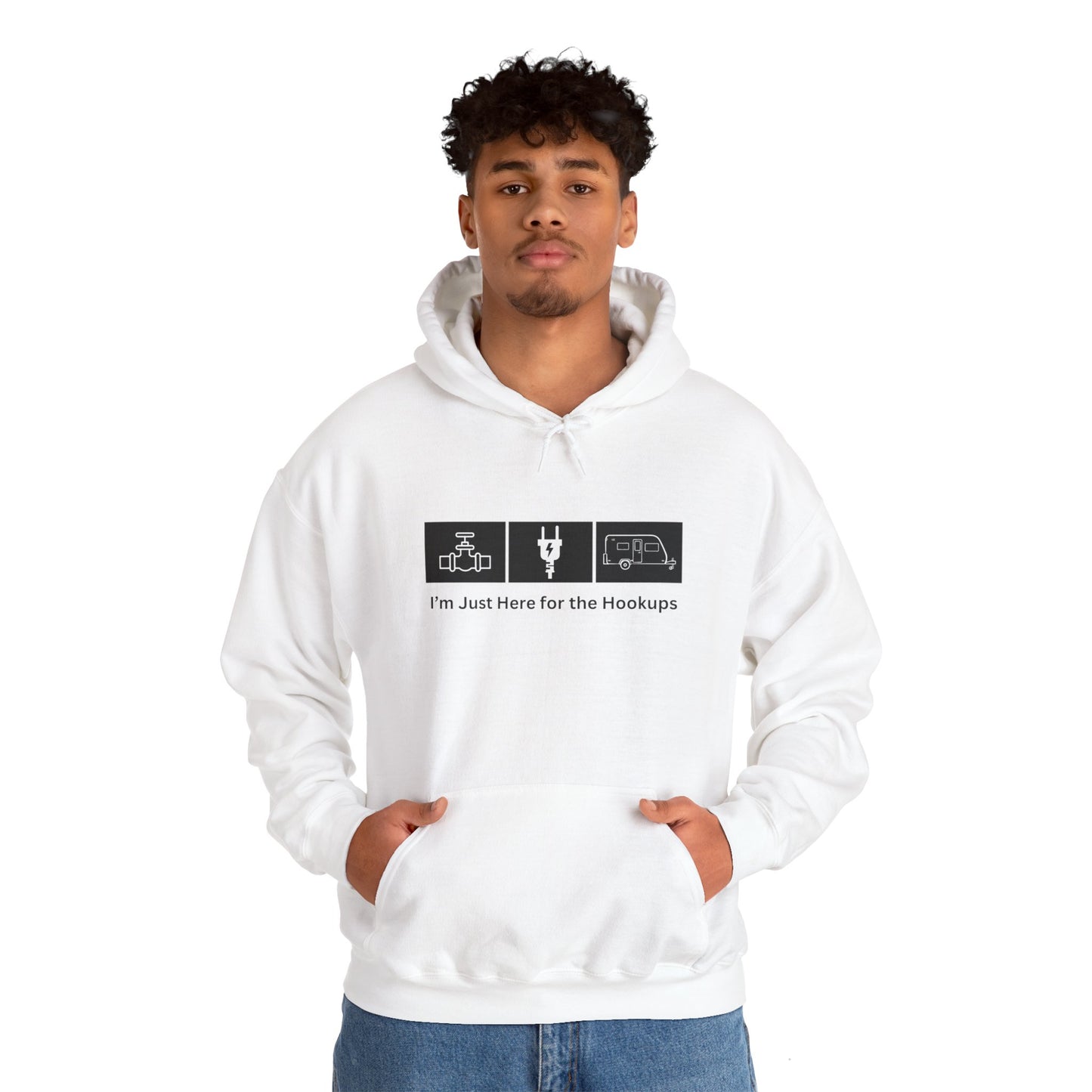 I'm Just Here for the Hookups Hoodie