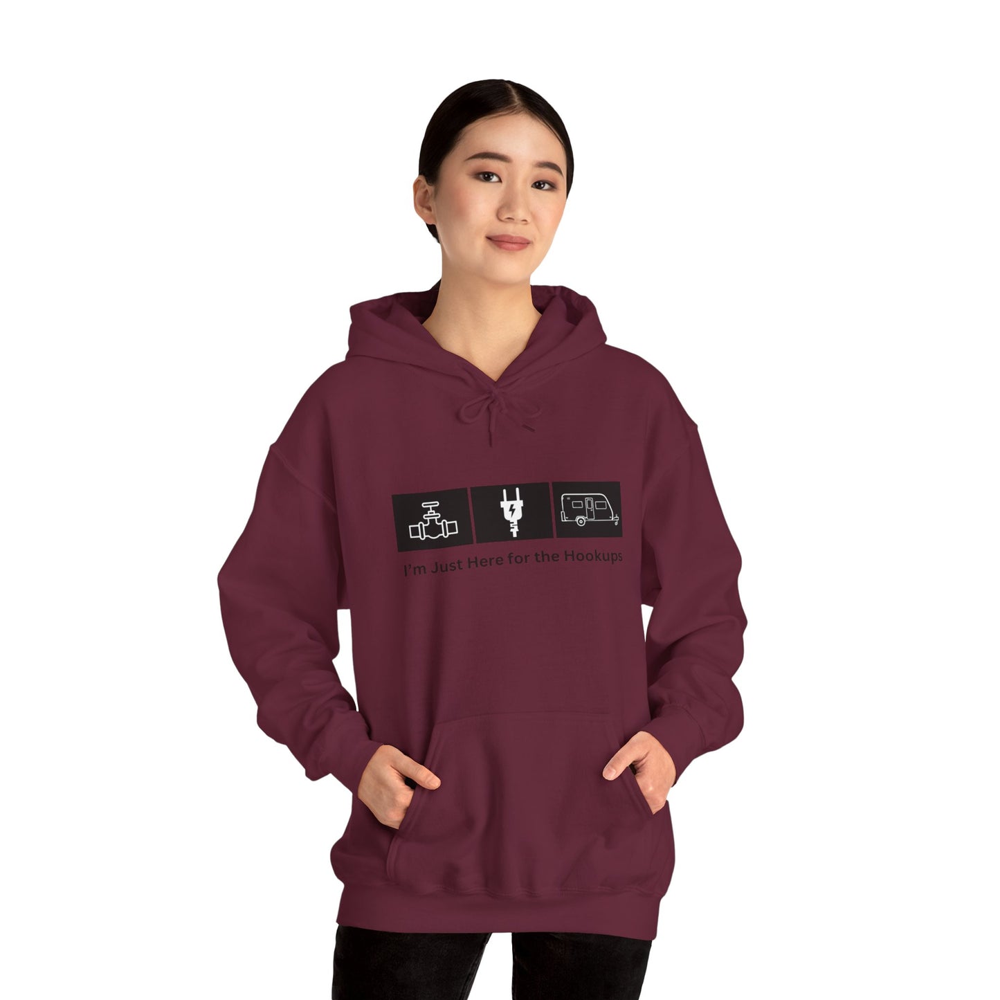 I'm Just Here for the Hookups Hoodie