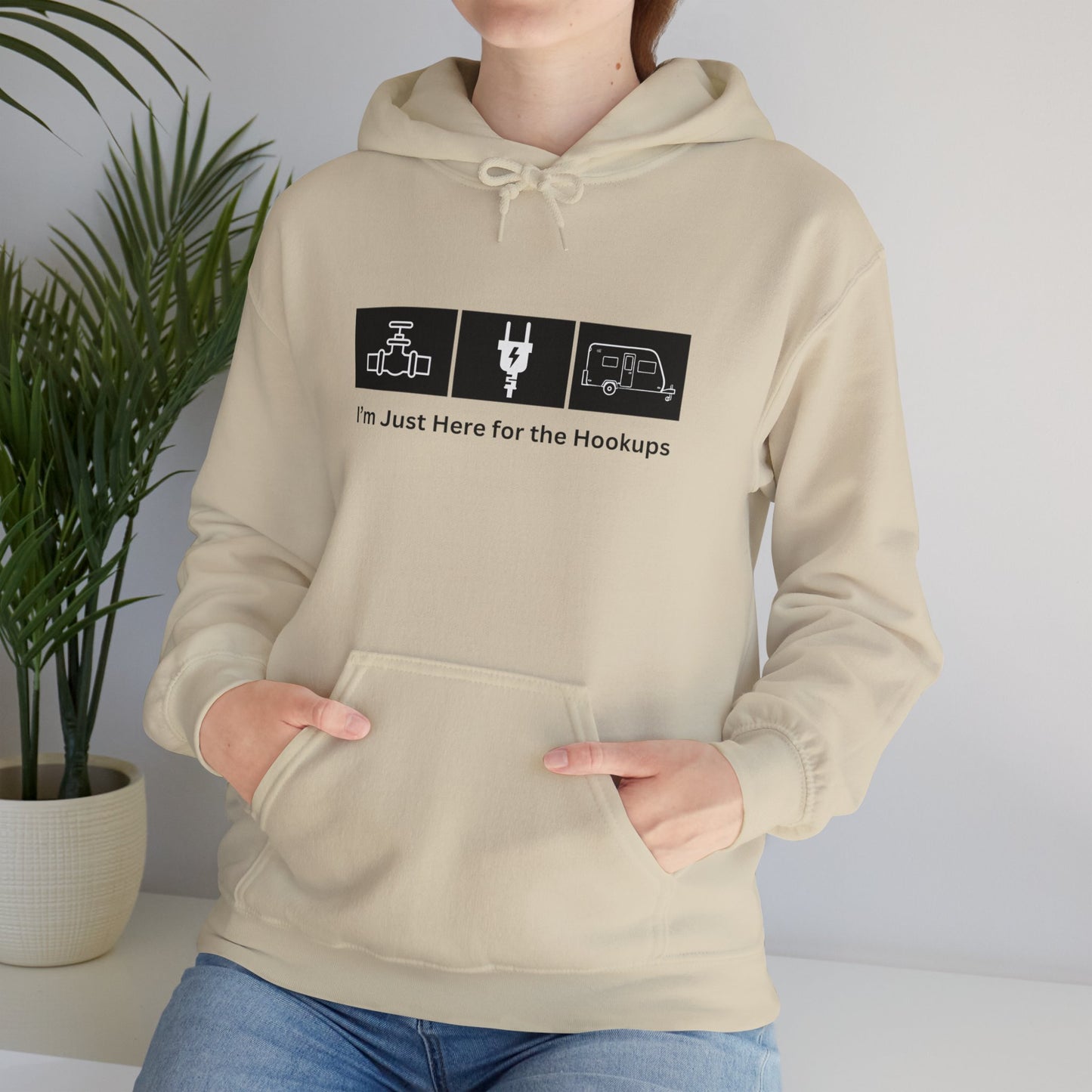 I'm Just Here for the Hookups Hoodie