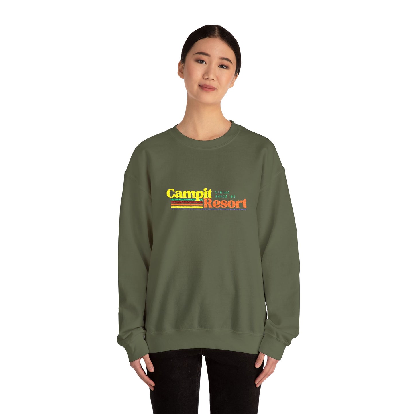 Vintage Campit Logo Crewneck Sweatshirt