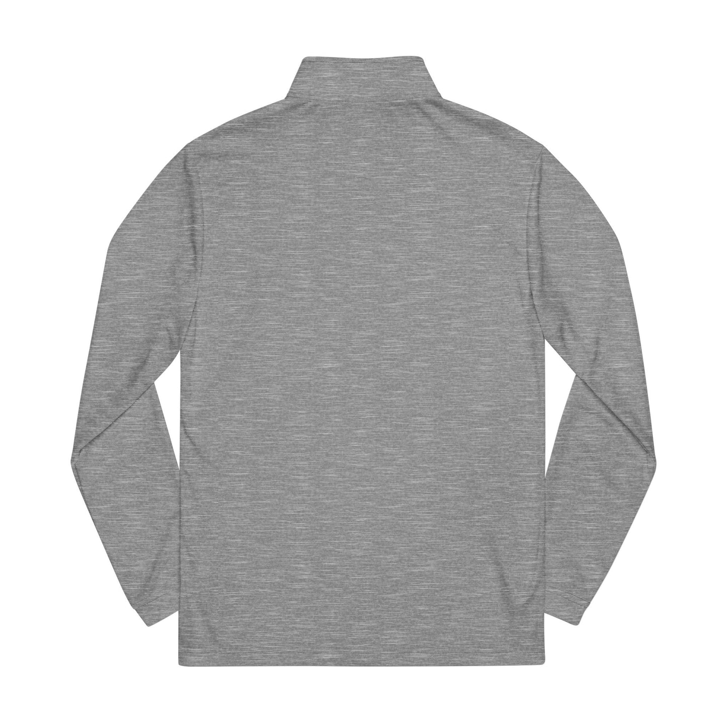 Embroidered Vintage Adidas Quarter-Zip Pullover with Tent Sleeve Logo