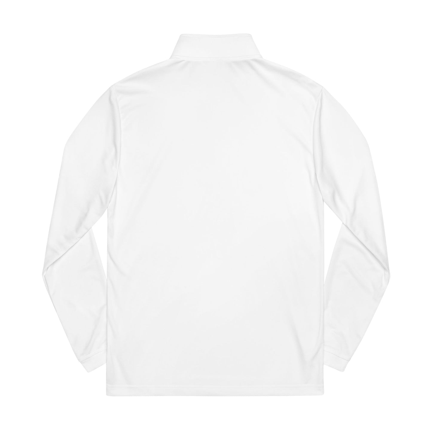 Embroidered Vintage Adidas Quarter-Zip Pullover with Tent Sleeve Logo