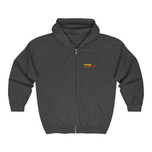 Embroidered Vintage Logo Zip Up