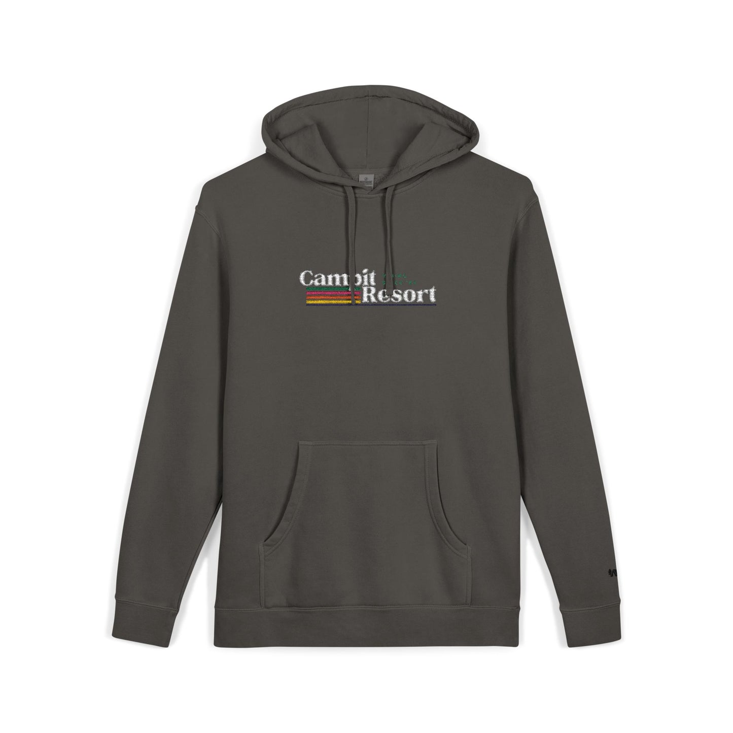 Vintage Logo in White Hoodie