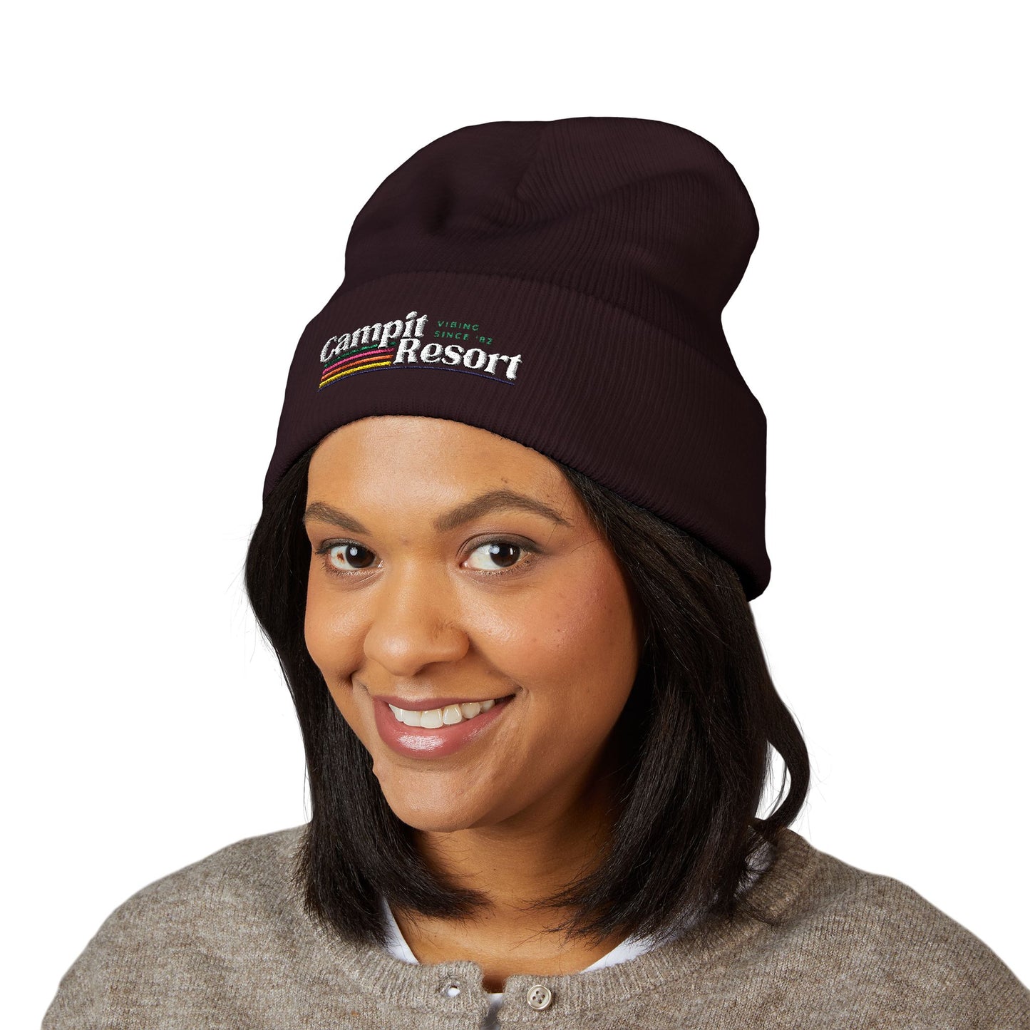 Classic Beanie with Vintage Logo