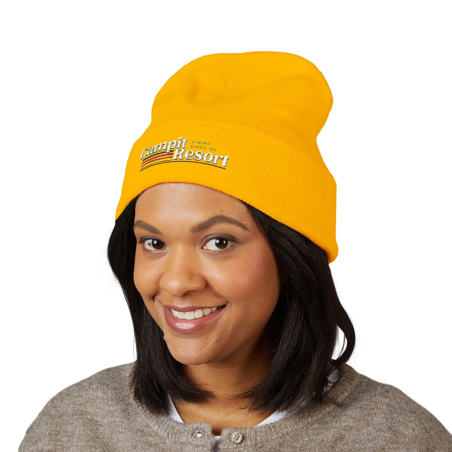 Classic Beanie with Vintage Logo