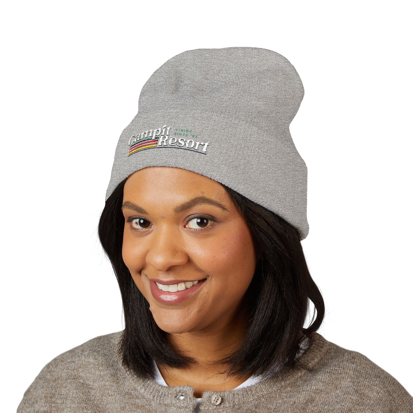 Classic Beanie with Vintage Logo
