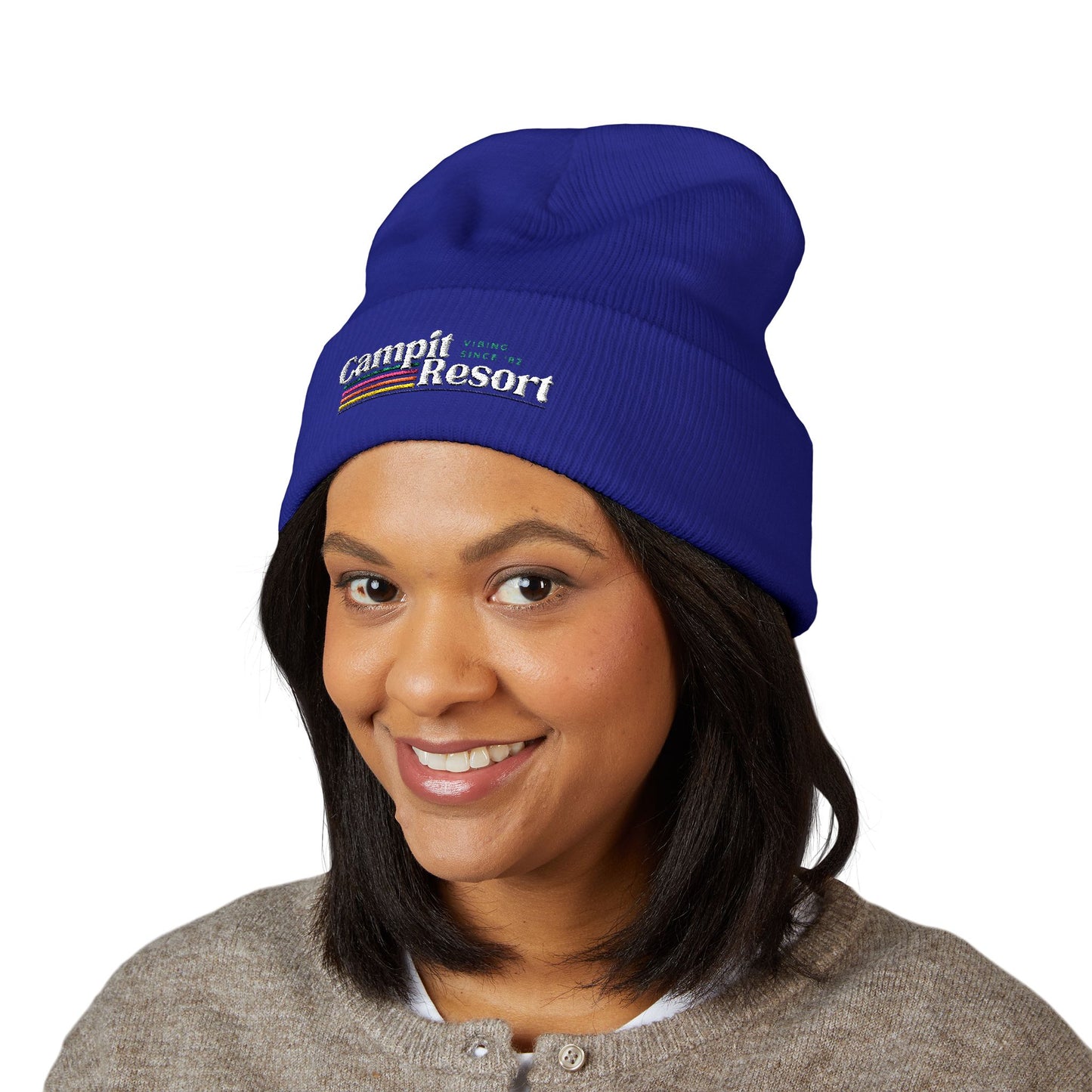 Classic Beanie with Vintage Logo