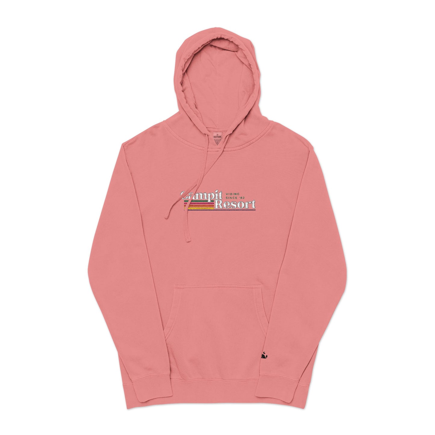 Vintage Logo in White Hoodie