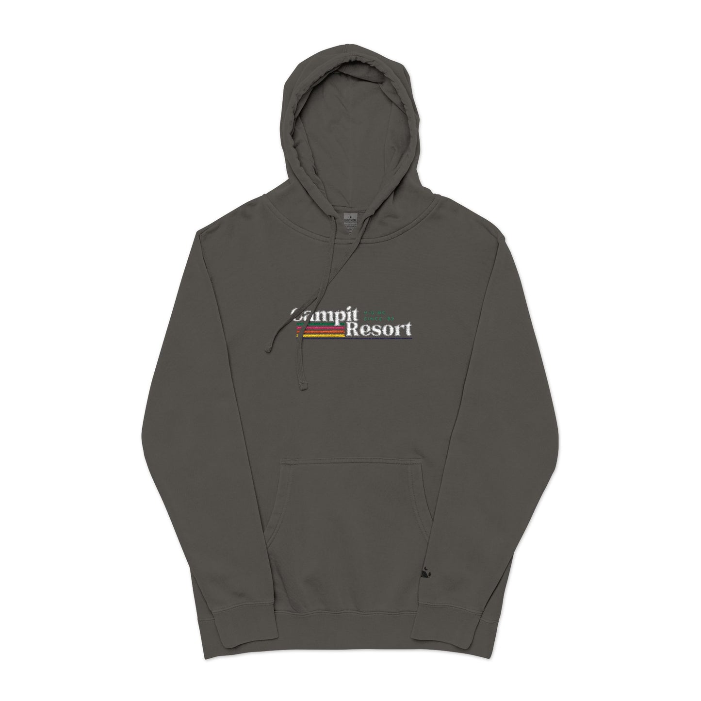 Vintage Logo in White Hoodie