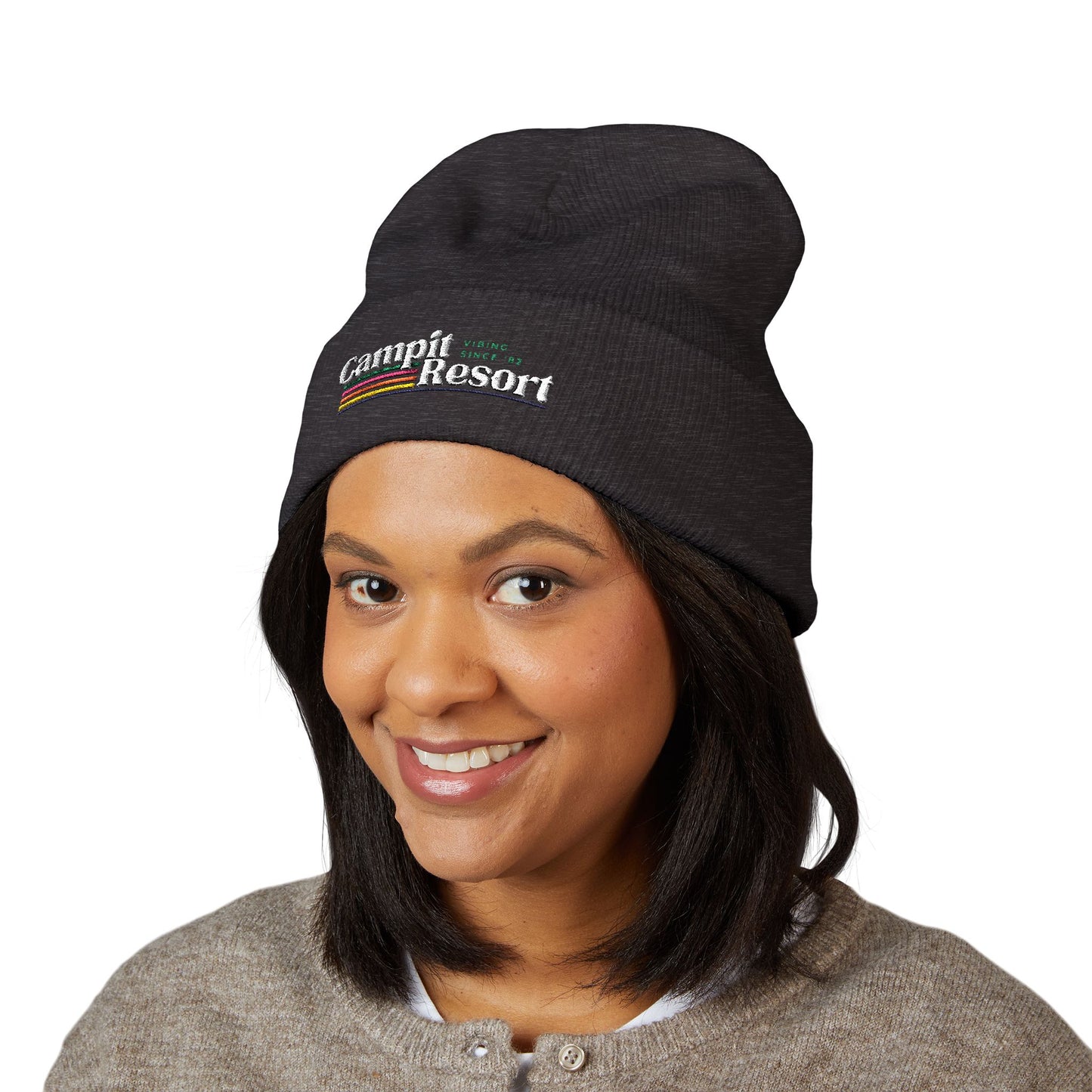 Classic Beanie with Vintage Logo